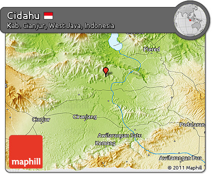 Physical 3D Map of Cidahu