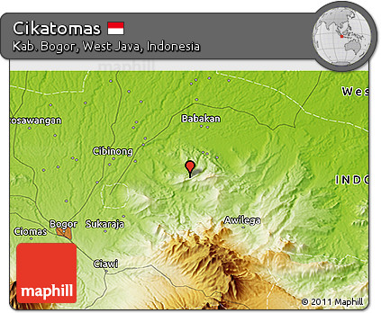 Physical 3D Map of Cikatomas