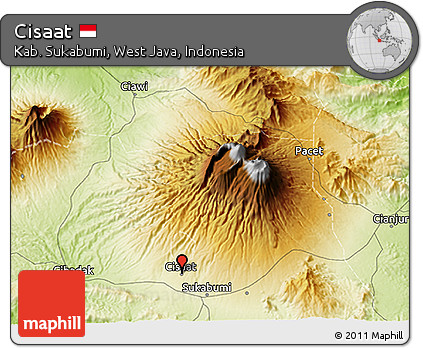 Physical 3D Map of Cisaat