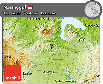 Physical 3D Map of Naringgul