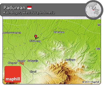 Physical 3D Map of Padurean