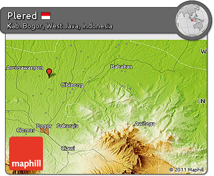 Physical 3D Map of Plered