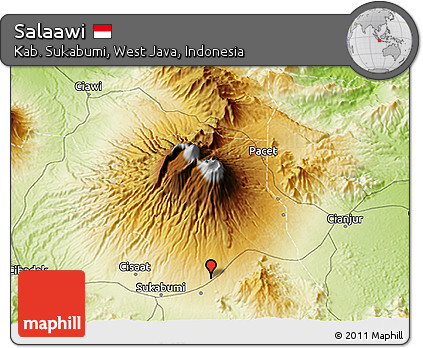 Physical 3D Map of Salaawi