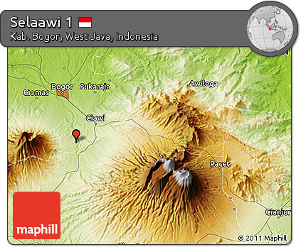 Physical 3D Map of Selaawi 1