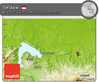 Physical 3D Map of Selaawi