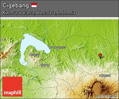 Physical 3D Map of Cigebang