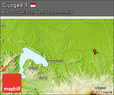 Physical 3D Map of Cijoged 1