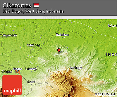 Physical 3D Map of Cikatomas