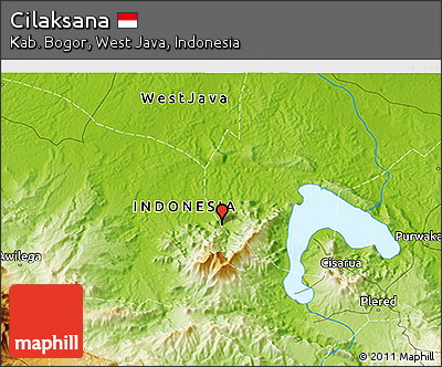 Physical 3D Map of Cilaksana