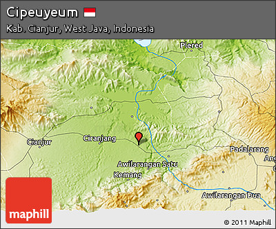 Physical 3D Map of Cipeuyeum