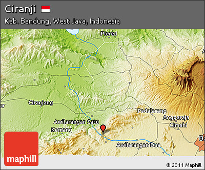 Physical 3D Map of Ciranji