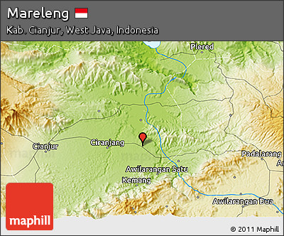 Physical 3D Map of Mareleng