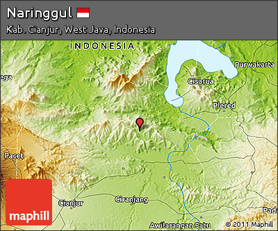 Physical 3D Map of Naringgul