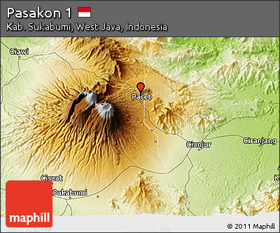 Physical 3D Map of Pasakon 1