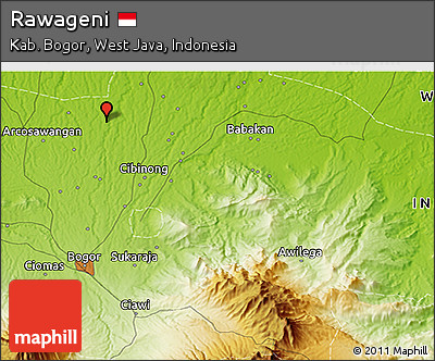 Physical 3D Map of Rawageni