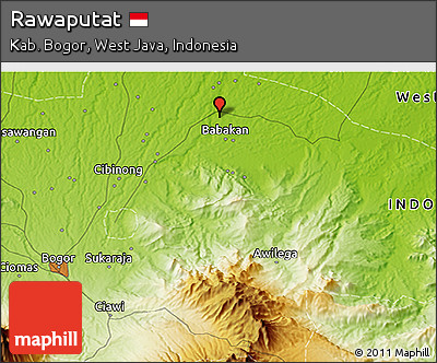 Physical 3D Map of Rawaputat