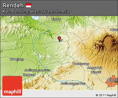 Physical 3D Map of Rendeh