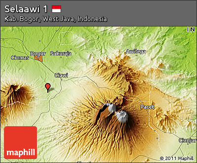 Physical 3D Map of Selaawi 1