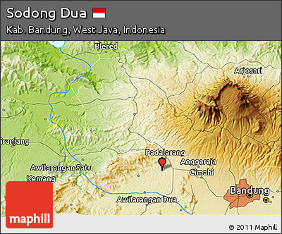 Physical 3D Map of Sodong Dua