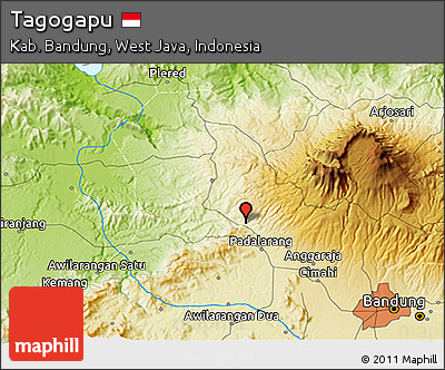 Physical 3D Map of Tagogapu