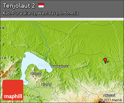 Physical 3D Map of Tenjolaut 2