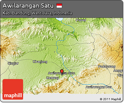 Physical 3D Map of Awilarangan Satu