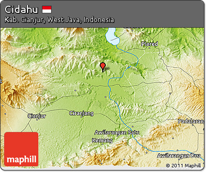 Physical 3D Map of Cidahu