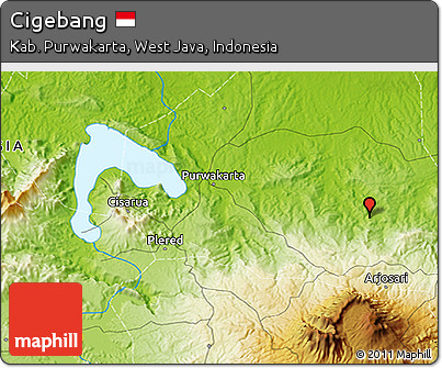 Physical 3D Map of Cigebang