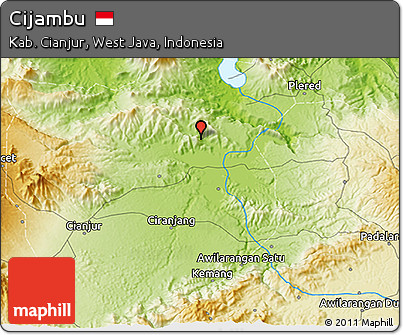 Physical 3D Map of Cijambu