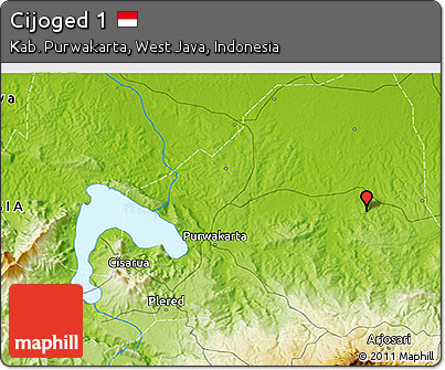 Physical 3D Map of Cijoged 1