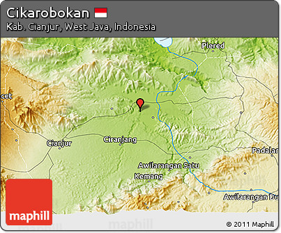 Physical 3D Map of Cikarobokan