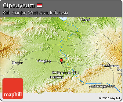 Physical 3D Map of Cipeuyeum