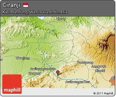 Physical 3D Map of Ciranji