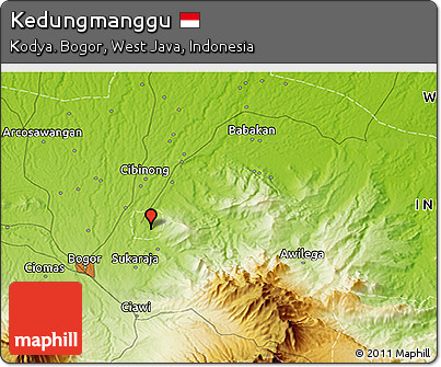 Physical 3D Map of Kedungmanggu