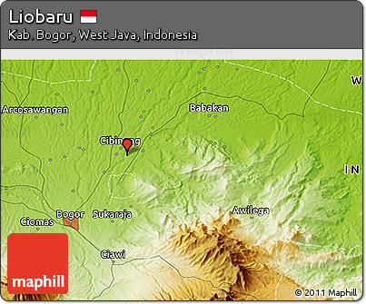 Physical 3D Map of Liobaru