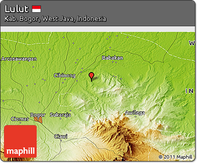 Physical 3D Map of Lulut