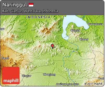 Physical 3D Map of Naringgul