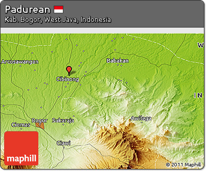 Physical 3D Map of Padurean