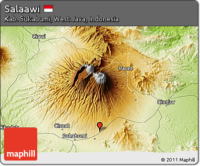 Physical 3D Map of Salaawi