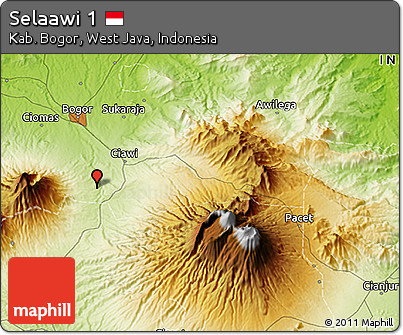 Physical 3D Map of Selaawi 1