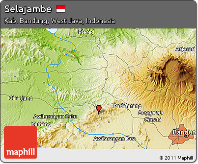 Physical 3D Map of Selajambe