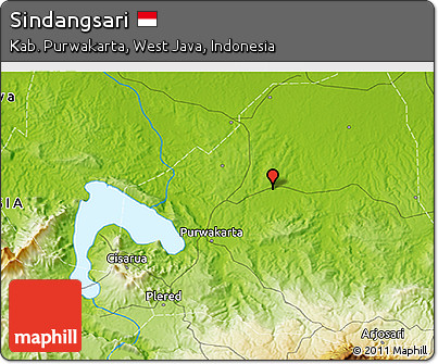 Physical 3D Map of Sindangsari