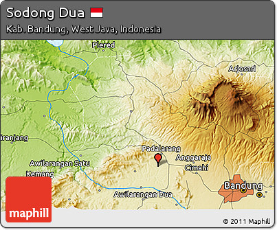 Physical 3D Map of Sodong Dua