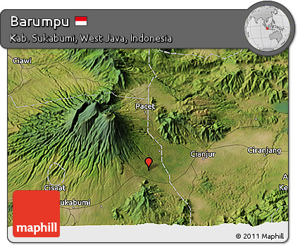 Satellite 3D Map of Barumpu