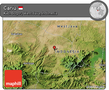 Satellite 3D Map of Cariu