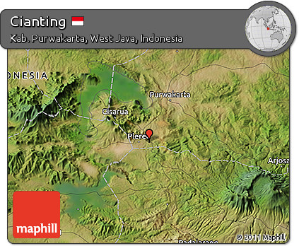 Satellite 3D Map of Cianting