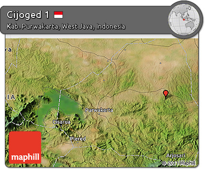 Satellite 3D Map of Cijoged 1
