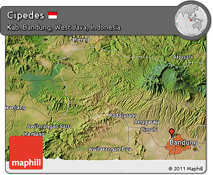 Satellite 3D Map of Cipedes