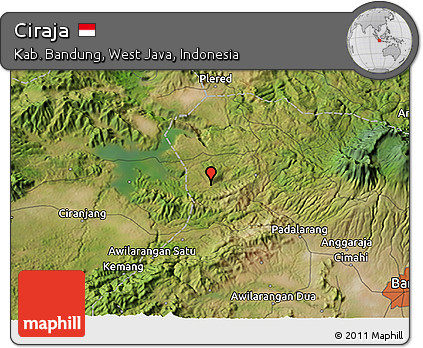 Satellite 3D Map of Ciraja
