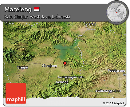 Satellite 3D Map of Mareleng